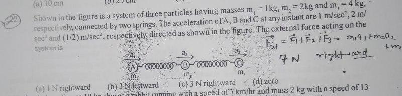 Solved my (a) 30 cm Shown in the figure is a system of three | Chegg.com