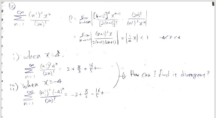 Solved Problem : Find the convergence interval, including | Chegg.com