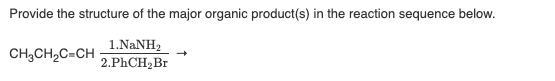 Solved Provide the structure of the major organic product(s) | Chegg.com