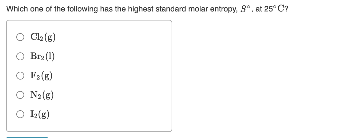 Solved Which One Of The Following Has The Highest Standard | Chegg.com