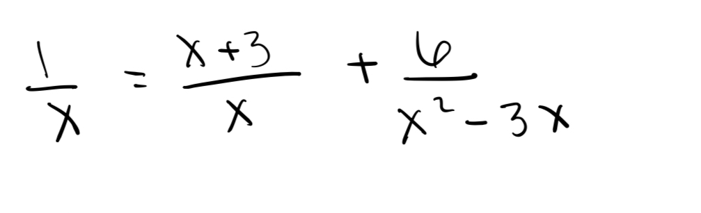 Solved 1x=x+3x+6x2-3x 