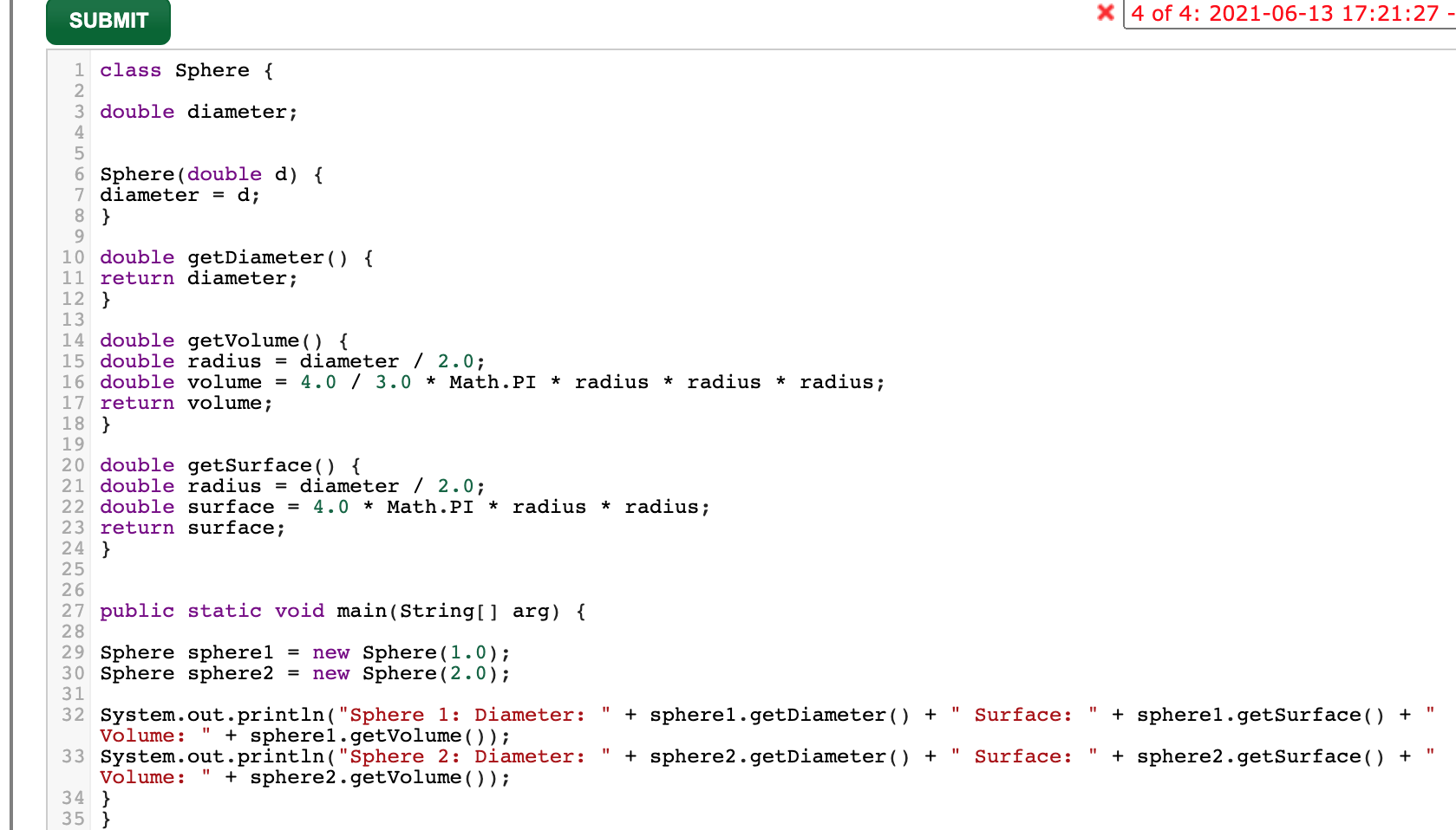 Solved I keep getting this error for my code, what am I | Chegg.com