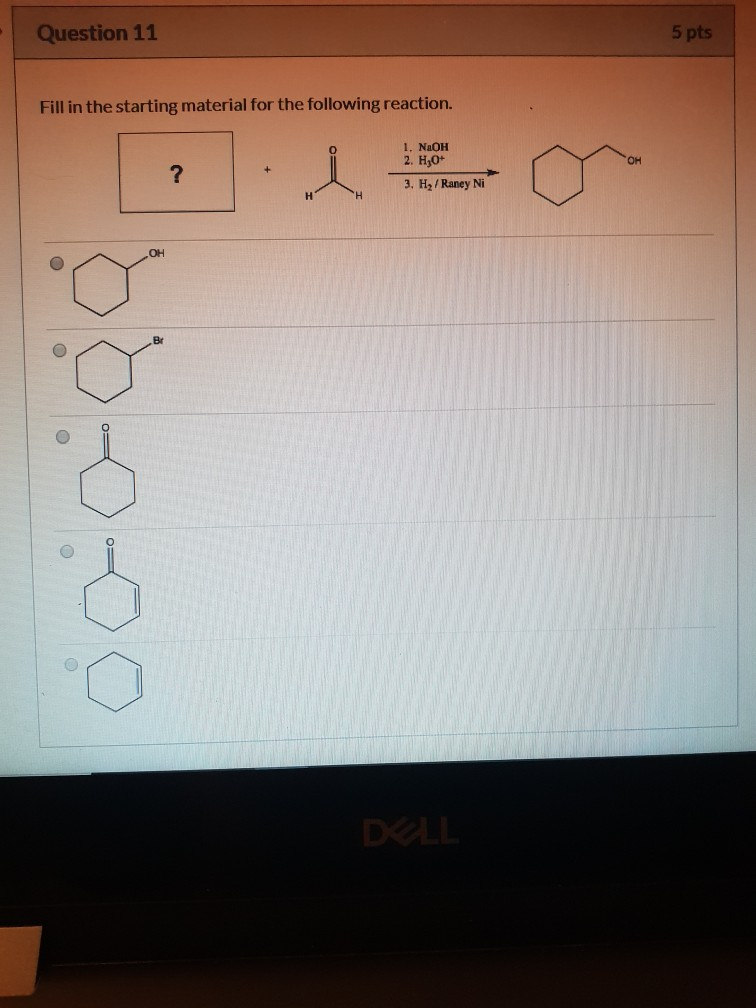 Solved Question 10 5 pts Which mechanism step is involved in | Chegg.com