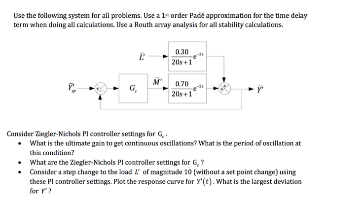 Solved Use the following system for all problems. Use a 1st | Chegg.com