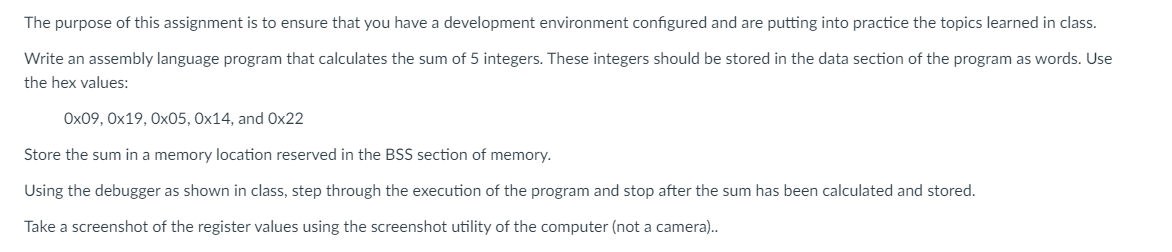 what is the meaning of development assignment