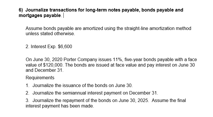 Solved Journalize transactions for long-term notes payable, | Chegg.com