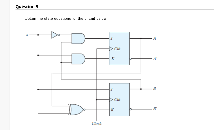 Solved Obtain the state equations for the circuit below: | Chegg.com