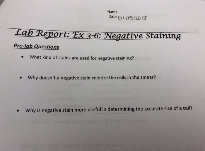 Solved Name Date OI 11S120 Lab Report: Ex 3-6: Negative | Chegg.com