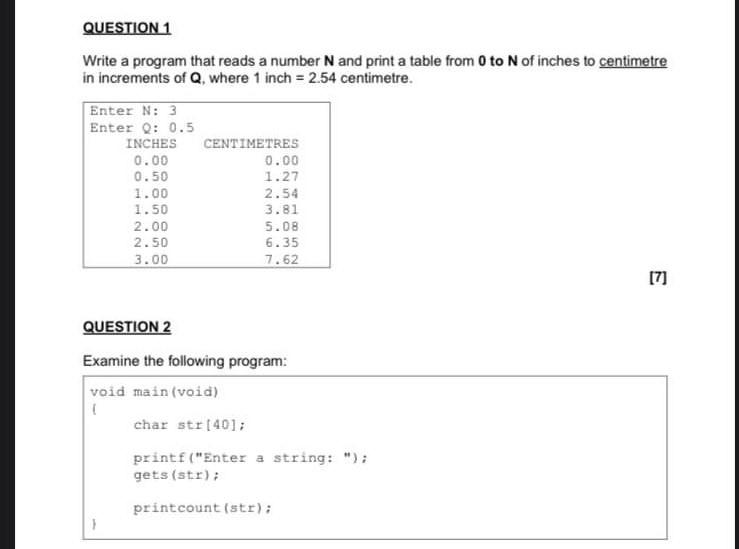 Solved QUESTION 1 Write a program that reads a number N and | Chegg.com