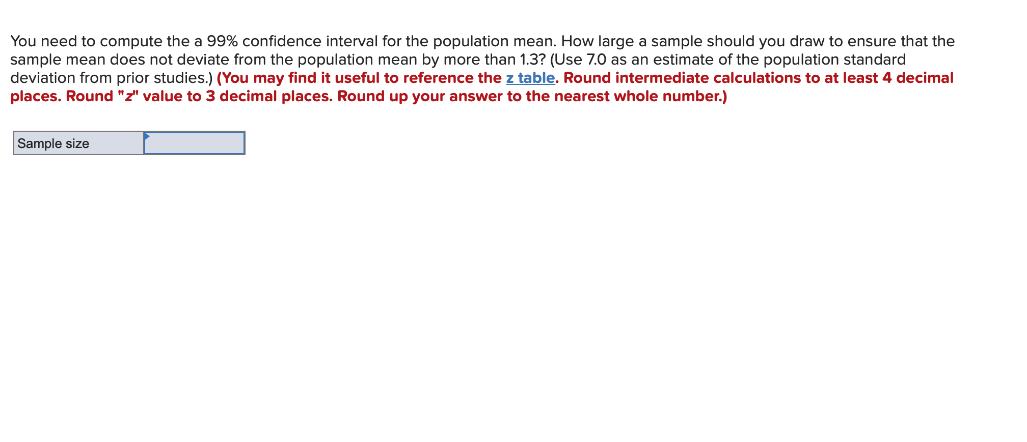 Solved You need to compute the a 99% confidence interval for | Chegg.com