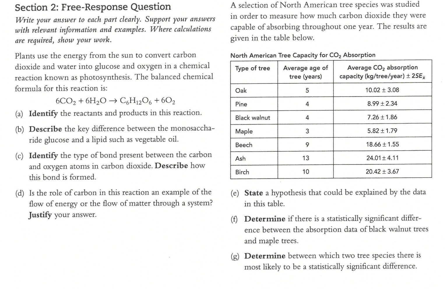 Solved Section 2: Free-Response Question Write your answer | Chegg.com