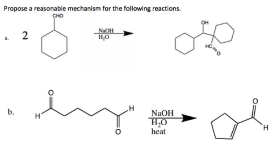 Solved Propose a reasonable mechanism for the following | Chegg.com