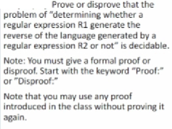 Solved Prove or disprove that the problem of "determining | Chegg.com