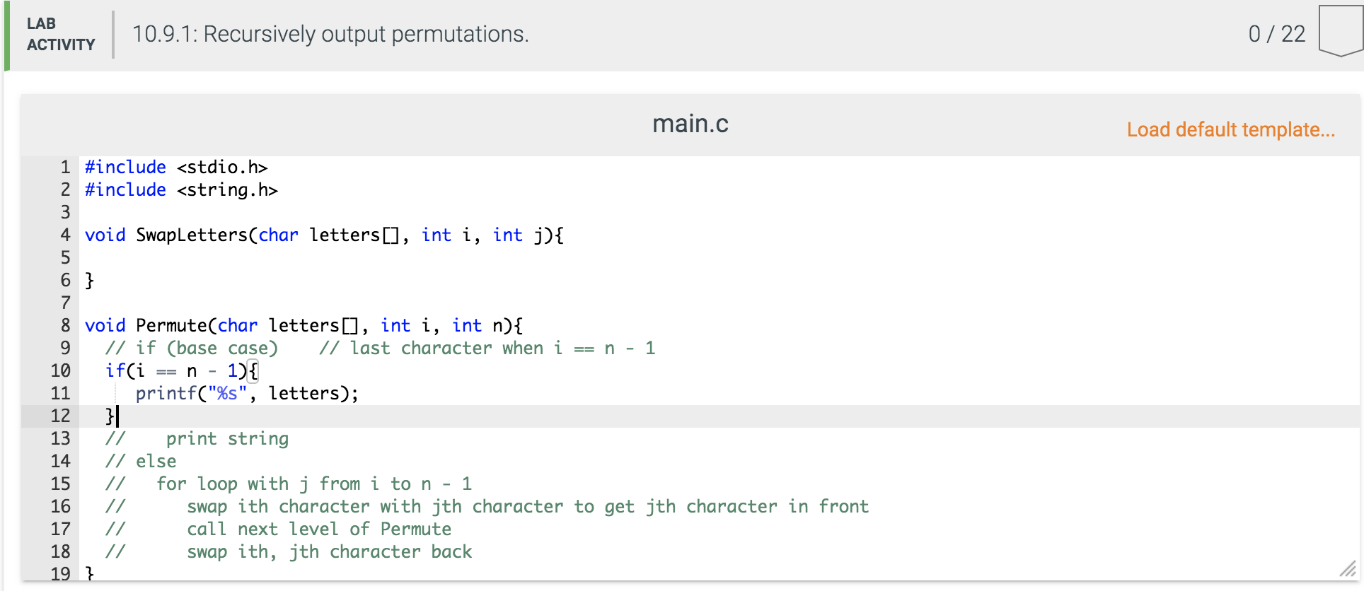 10 9 Recursively Output Permutations The Below Chegg 10 9 Recursively Output Permutations The Below Chegg