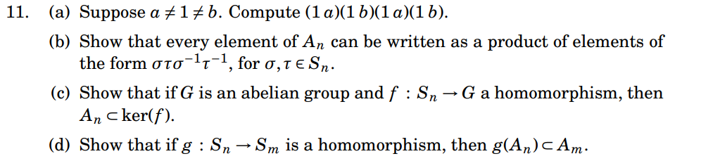 Solved 1. (a) Suppose A =1 =b. Compute (1a)(1b)(1a)(1b) (b) | Chegg.com