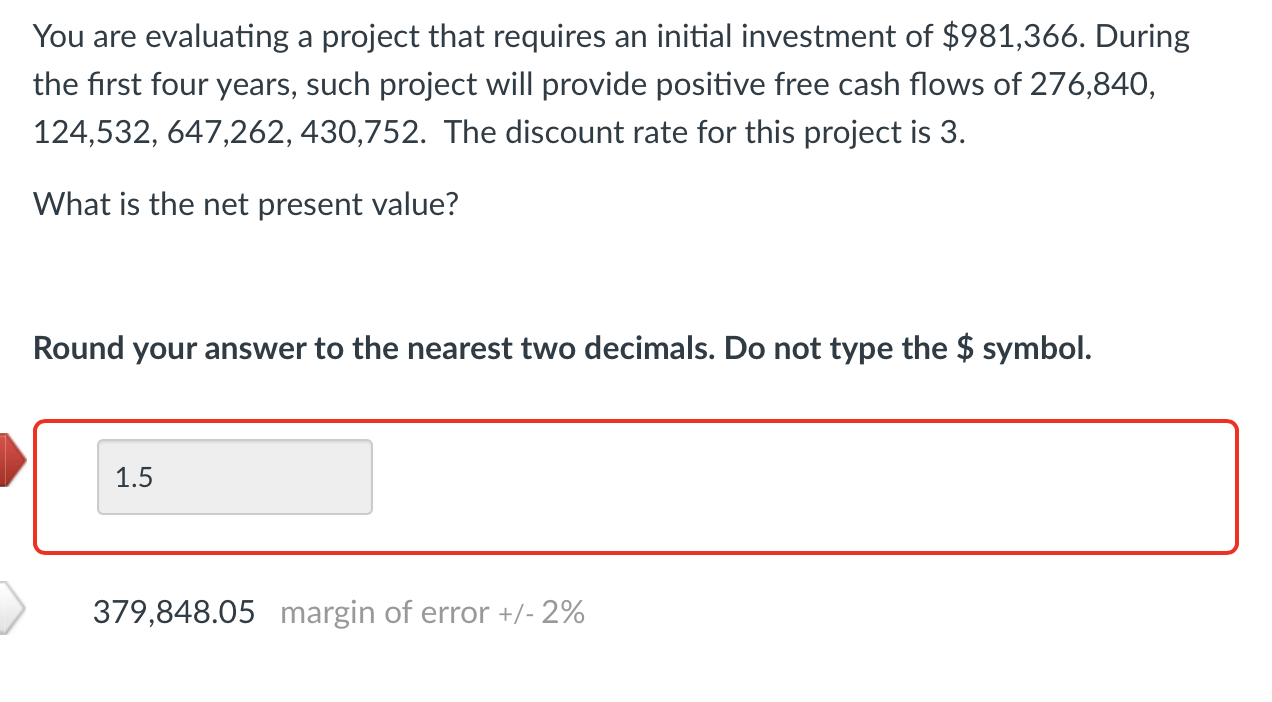 Solved You are evaluating a project that requires an initial | Chegg.com