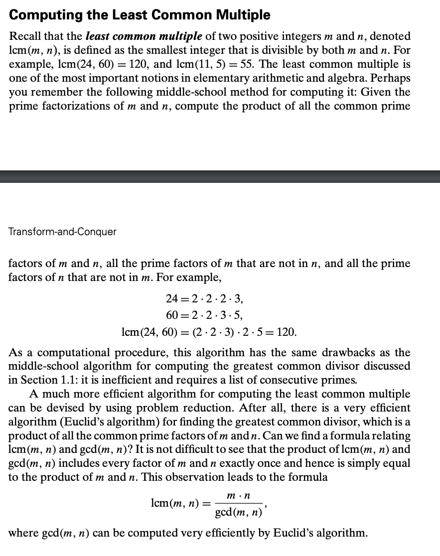 Least Common Multiple Examples