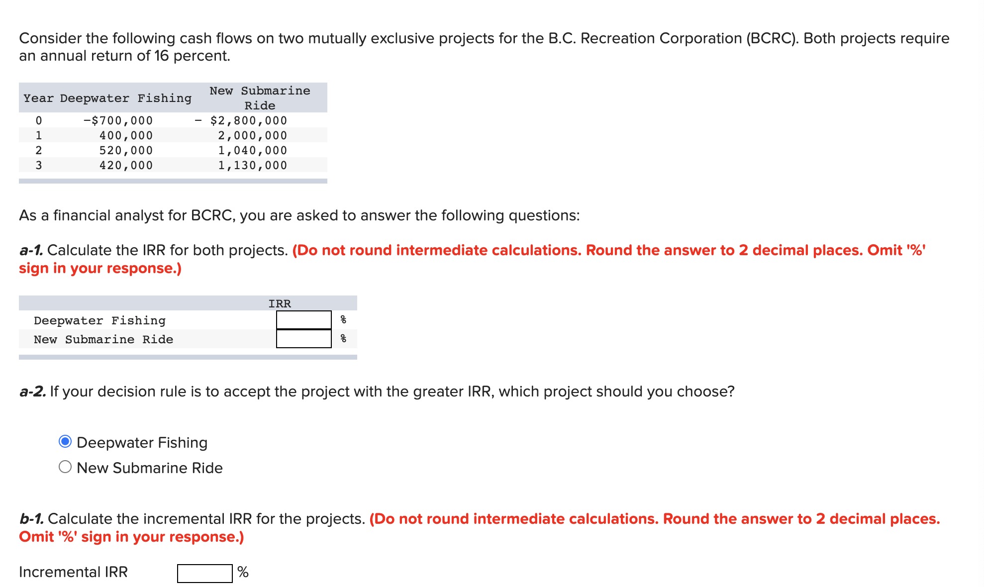 solved-consider-the-following-cash-flows-on-two-mutually-chegg