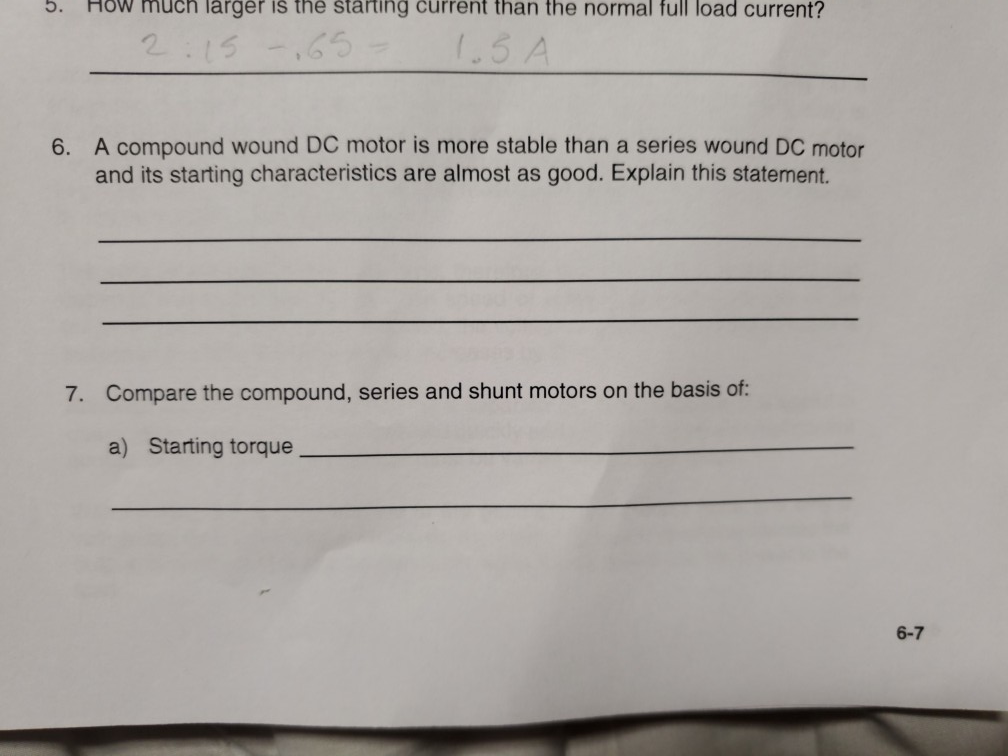 HoW much larger is the starting current than the normal full load