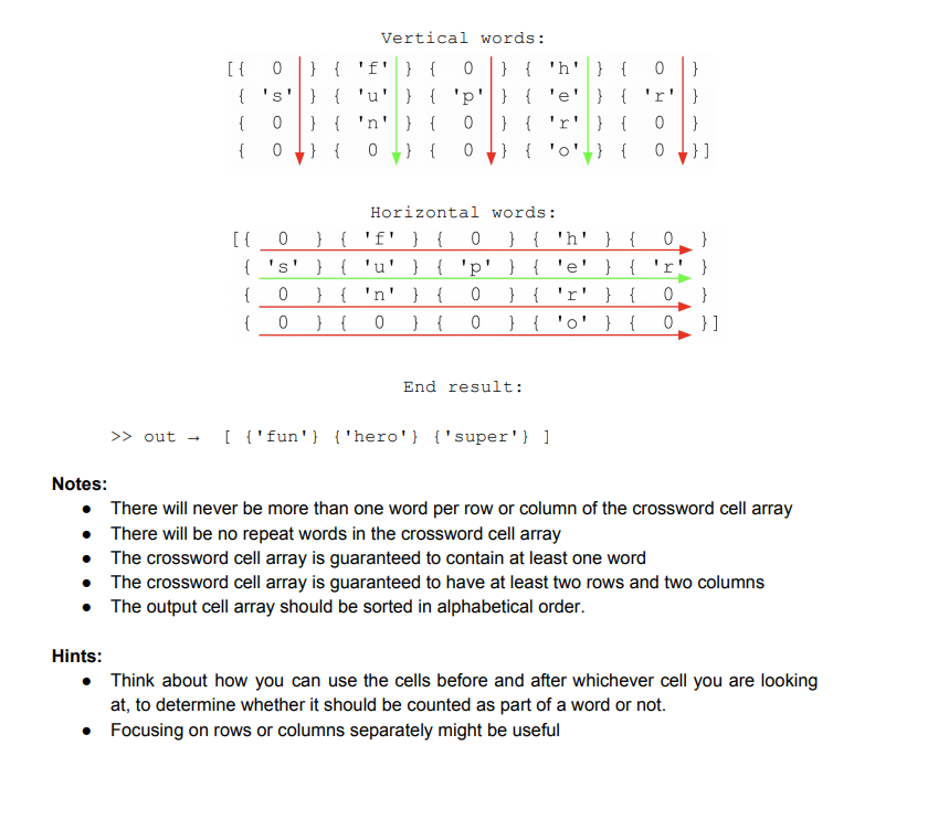 Homework 8 - Cell Arrays Function Name: batlab | Chegg.com