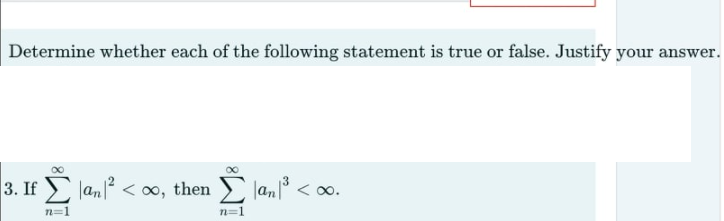 Solved Determine whether each of the following statement is | Chegg.com
