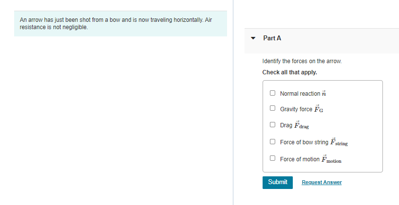 Solved An arrow has just been shot from a bow and is now | Chegg.com