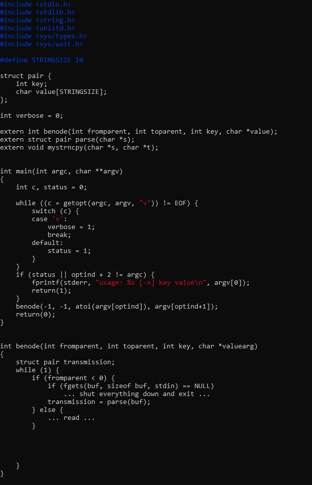 Solved communication, in which a search request can be sent