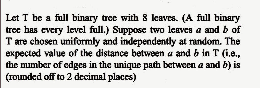 Solved Let T be a full binary tree with 8 leaves. (A full | Chegg.com