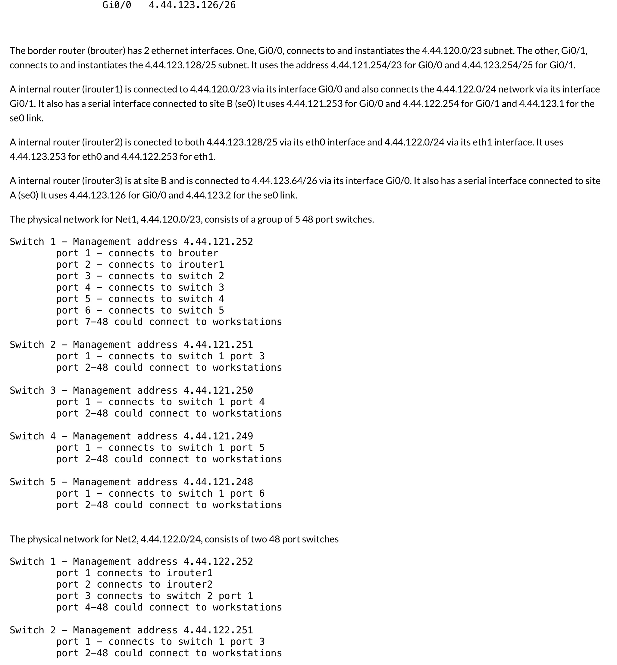 Solved You will draw a physical and logical diagram for a | Chegg.com