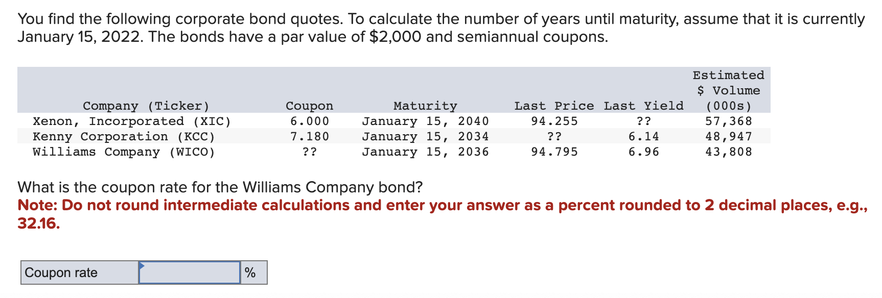 Solved You find the following corporate bond quotes. To | Chegg.com