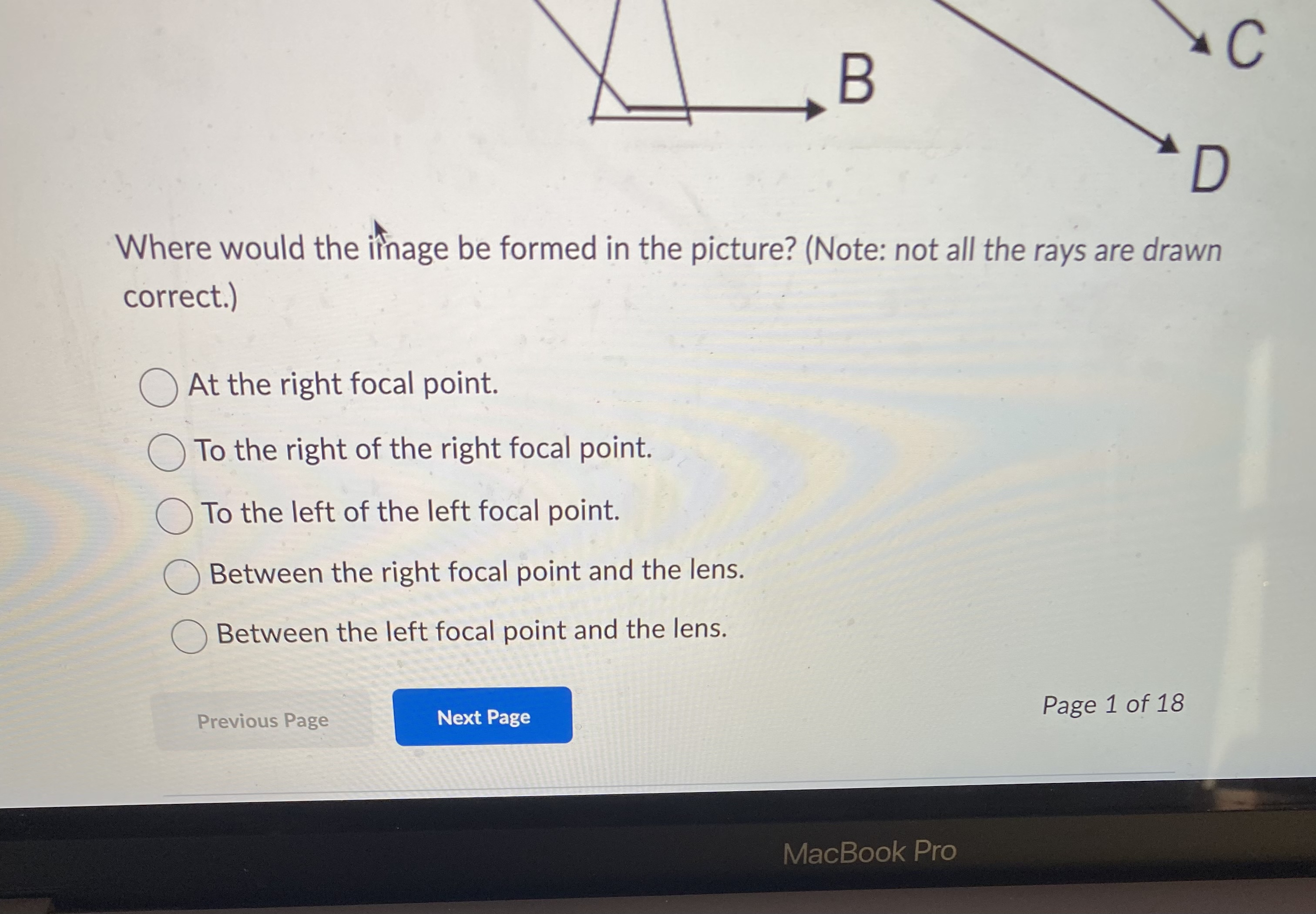 Solved The image formed by the lens in this configuration