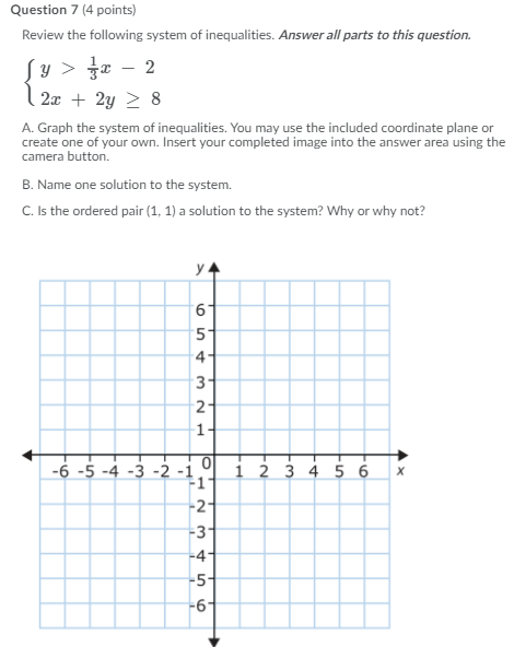 Solved Question 7 (4 points) Review the following system of | Chegg.com