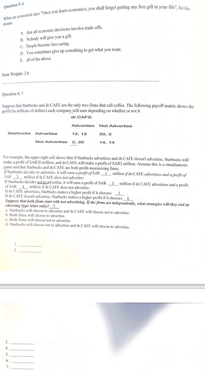 Solved Complete the following table by indicating whether or | Chegg.com