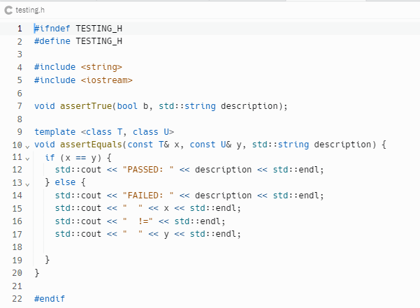 Solved in c++ please implement only the first file below to | Chegg.com