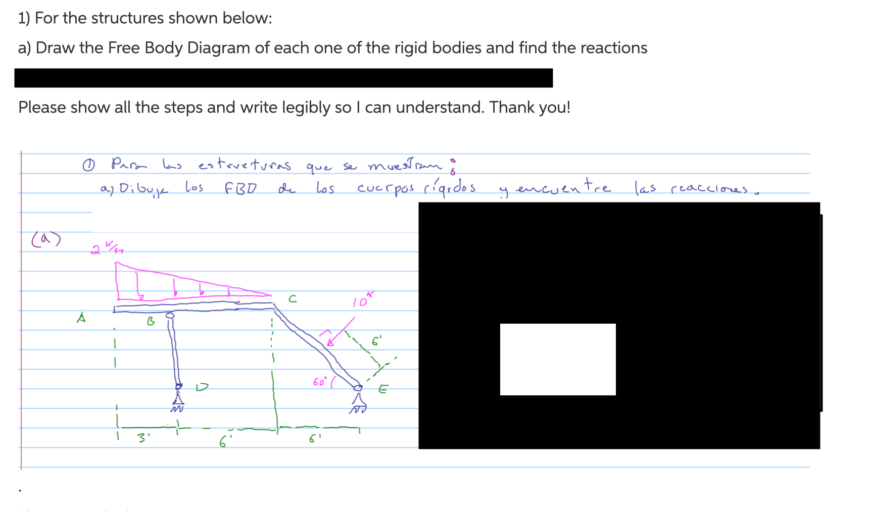 Solved 1) For The Structures Shown Below: A) Draw The Free | Chegg.com