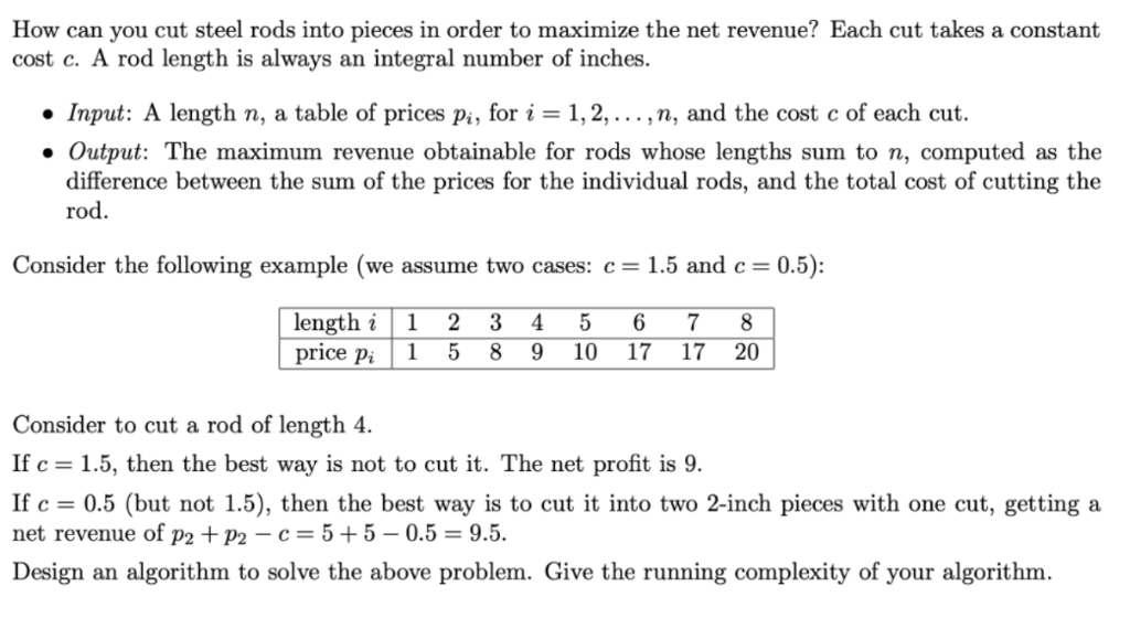 How can you cut steel rods into pieces in order to | Chegg.com