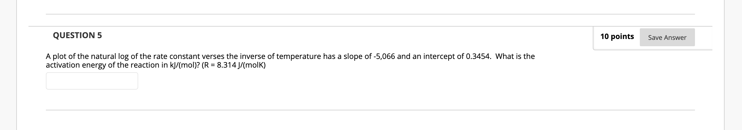 Solved QUESTION 3 8 points Save Answer For a given reaction, | Chegg.com