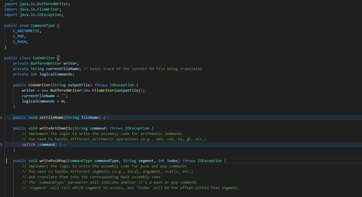 Solved Exception in thread “main” java.lang.error: | Chegg.com