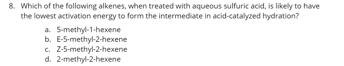Solved Can someone explain why the answer is D and also give | Chegg.com