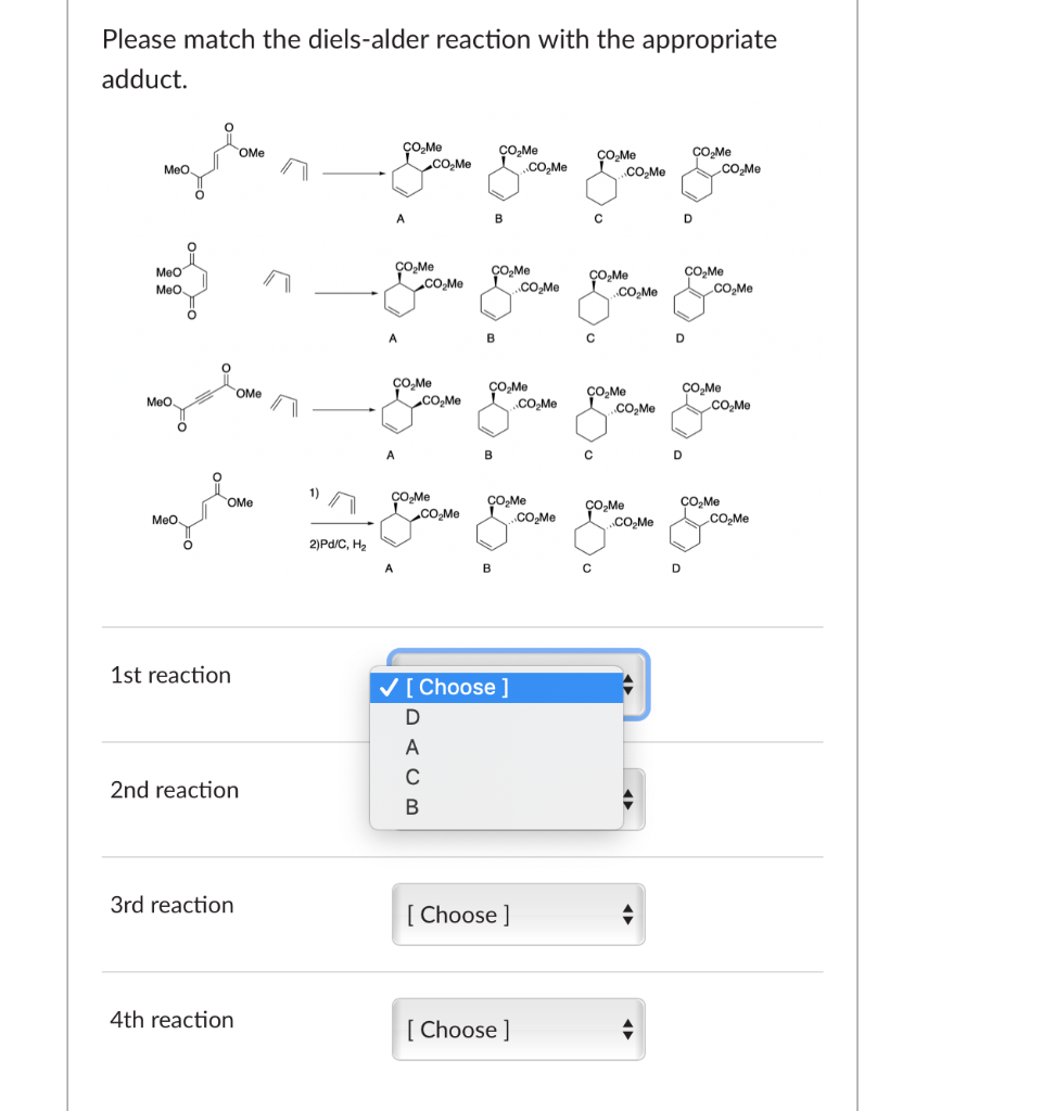 Solved please put the reagents in the correct order to | Chegg.com