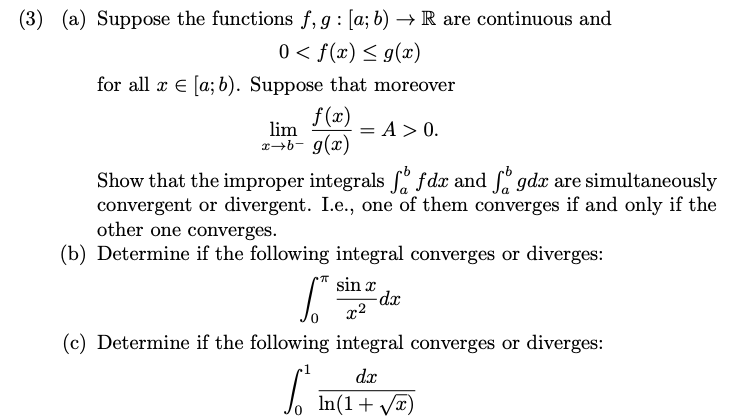 Solved 3 A Suppose The Functions F G A B R Are Chegg Com