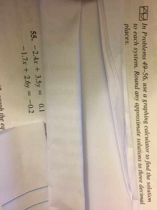 Solved In Problems 49-56, use a graphing calculator to find | Chegg.com