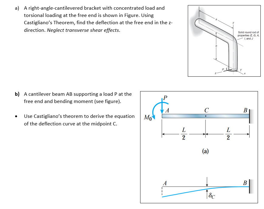 Solved A A Right Angle Cantilevered Bracket With 0938