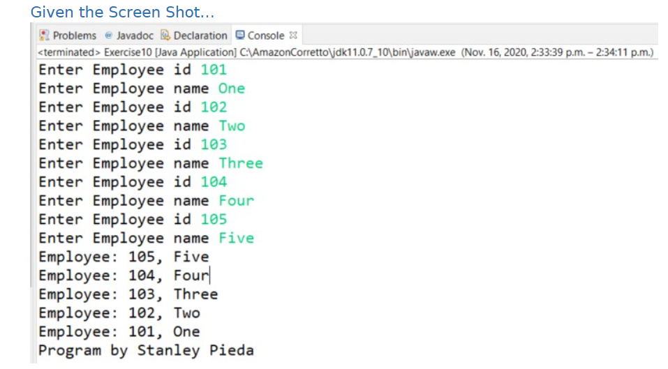Solved Java Language 1. Task Create a Memory Map Draw a | Chegg.com
