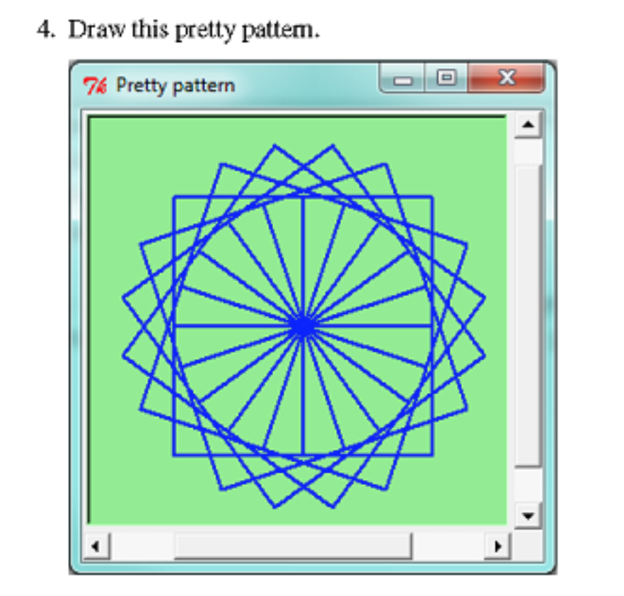 Solved This is python. write the code for draw 