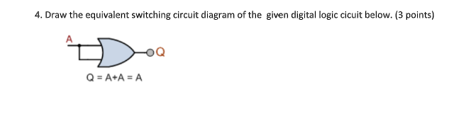 Solved 4. Draw the equivalent switching circuit diagram of | Chegg.com