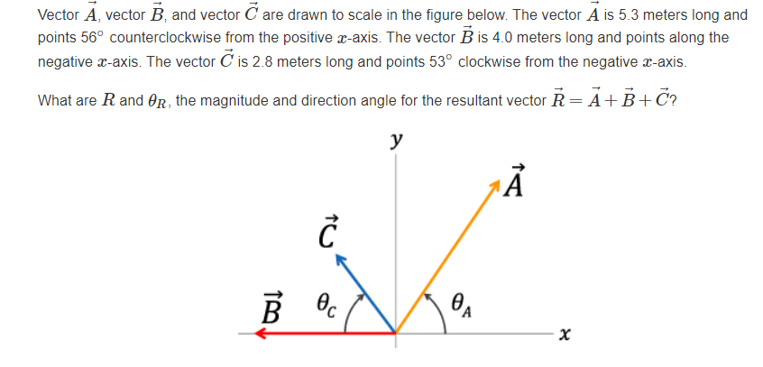 Solved Vector A, vector B, and vector C are drawn to scale | Chegg.com