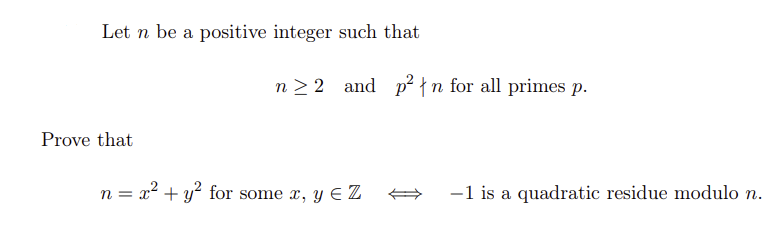 Solved Let n be a positive integer such that n> 2 and p? | n | Chegg.com