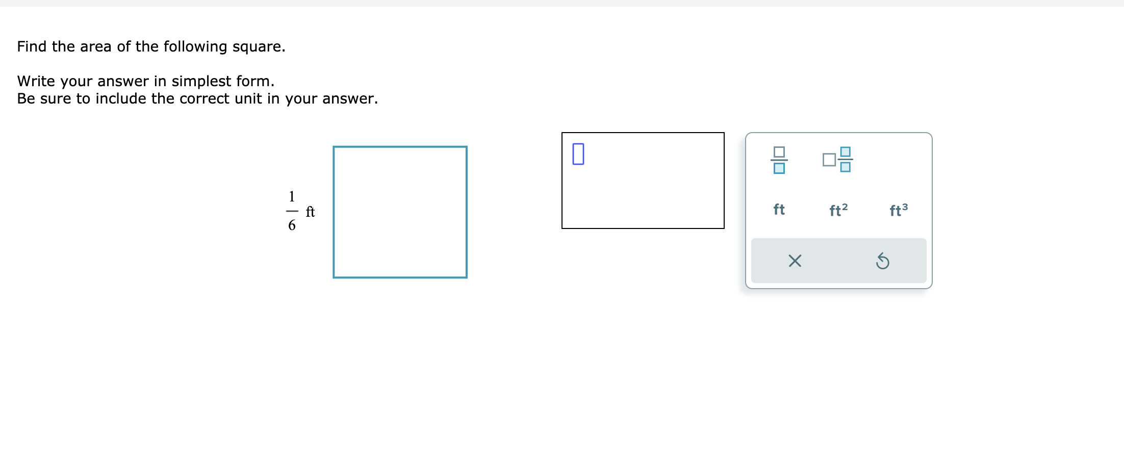 solved-find-the-area-of-the-following-square-write-your-chegg