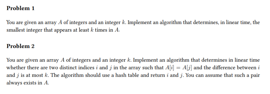 arrays in java » the problem solution Images High... Solved Problem 1 You are given an array A of integers and an | Chegg.com